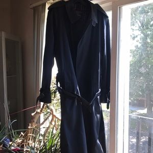 Burberrys blue trench coat England